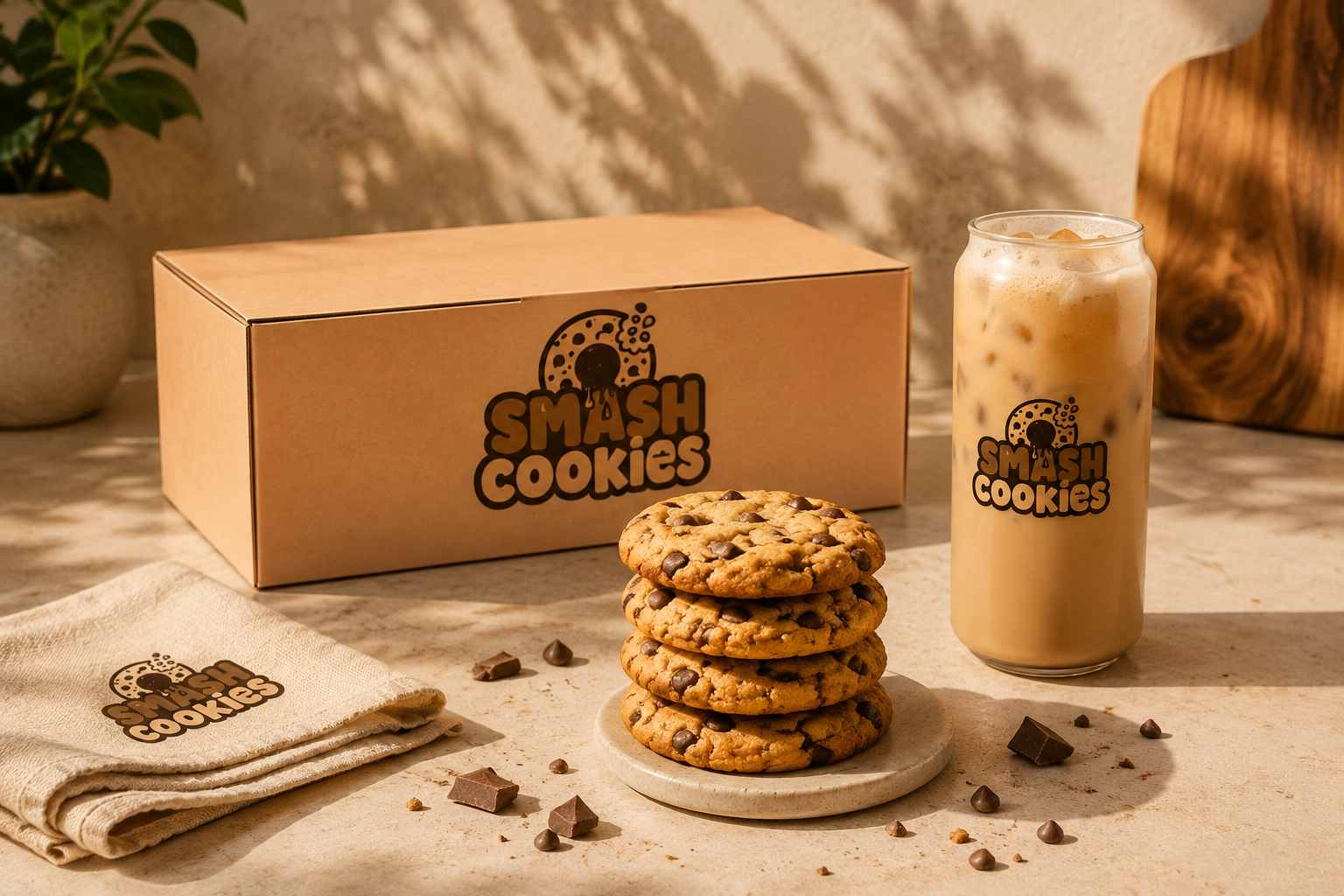 Smash Cookies — hero cookie stack