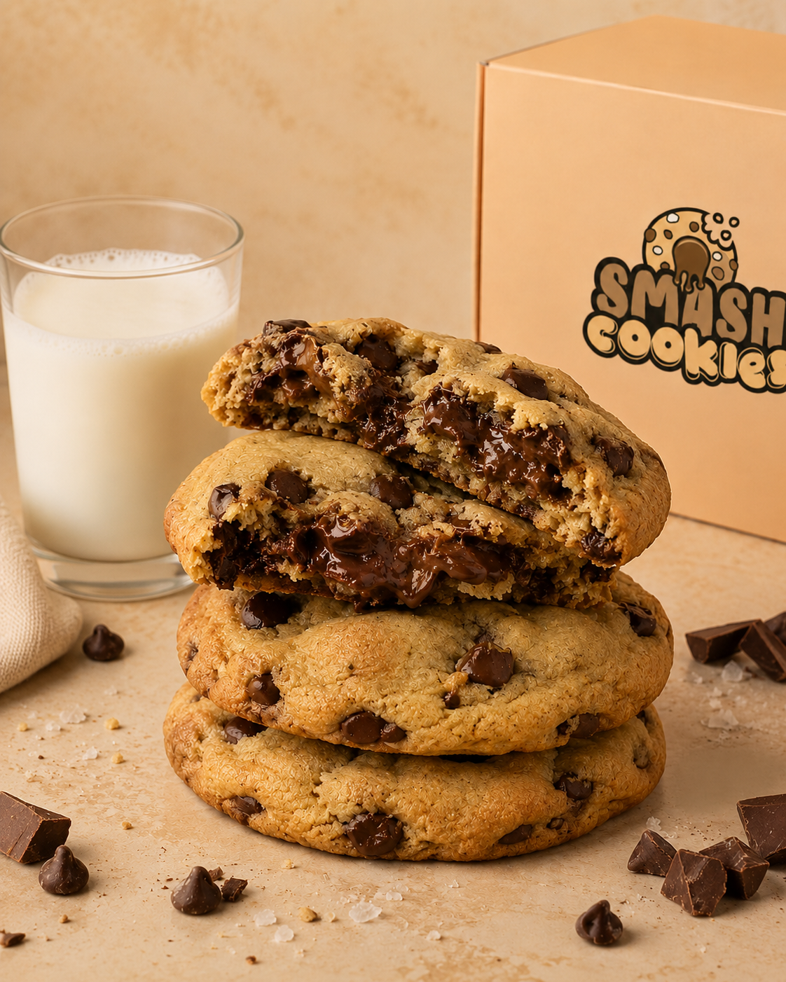 Warm Cookie + Milk