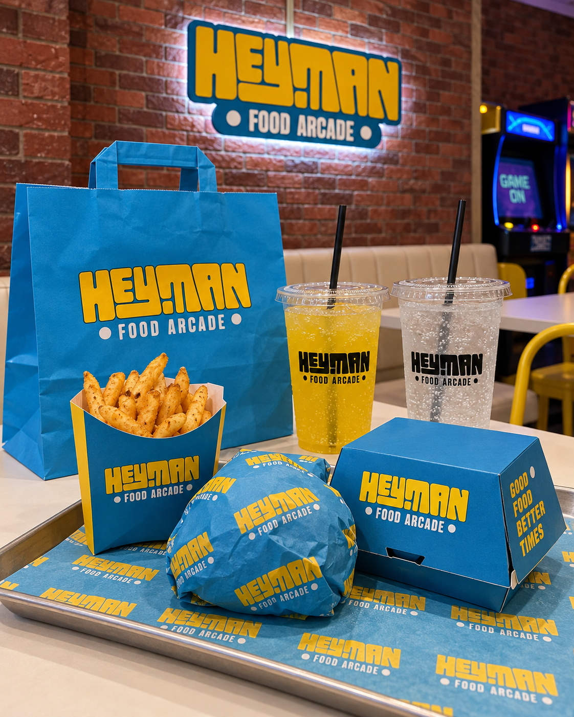 HEYMAN Food Arcade feast packaging